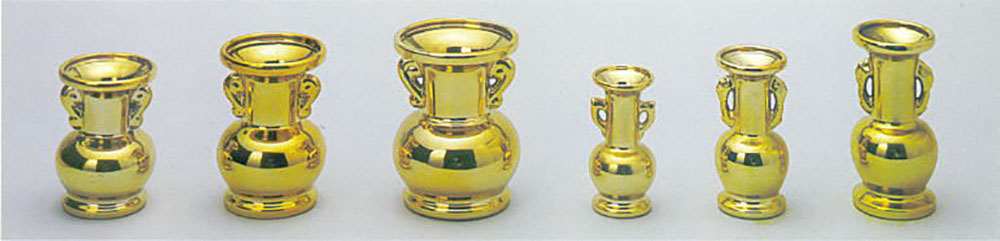 総金玉仏花・総金細口仏花